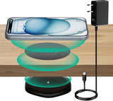 Invisible Wireless Charger,30mm Under Desk Charger Mat, Furniture Table Nightstand Desktop Charging Station